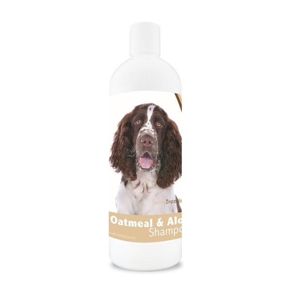 Healthy Breeds 16 oz English Springer Spaniel Oatmeal Shampoo with Aloe 840235106791 - main